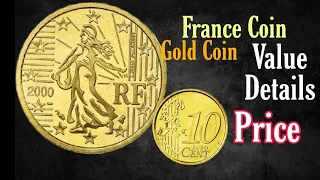 10 Euro cent 2002 real price France coin value 10 Euro cent coin price  in india and pakistan