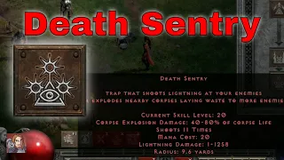 D2R Skills & Abilities - Death Sentry, Trap Tree (Assassin)