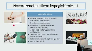 Novorozenecká hypoglykémie-význam, příčiny, příznaky, diagnostika a terapie