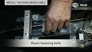 Checking the handbrake and changing the handbrake cable | Mazda 6 GY1