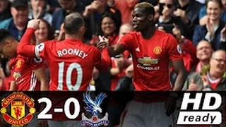 Manchester United vs Crystal Palace 2-0 All Goals Full HD Highlights 21/05/2017