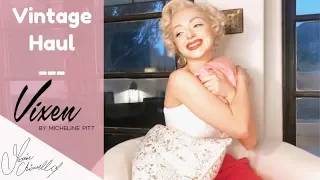 VINTAGE CLOTHING HAUL & TRY ON! | VIXEN by Micheline Pitt! (MUST WATCH!)