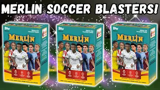 RETAIL PRODUCT OF THE YEAR?! 2023 Topps Merlin Soccer Blaster Box