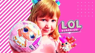 Кукла Лол Сюрприз Блестящий Гламур - LOL Surprise Glam Glitter Series Doll распаковка с Полей