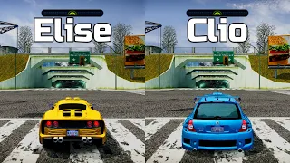 NFS Most Wanted: Lotus Elise vs Renault Clio V6 - Drag Race