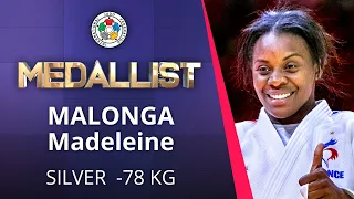 MALONGA Madeleine Silver medal Judo World Judo Championships Seniors Hungary 2021