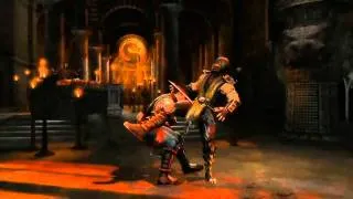 MK9 Kung Lao Amazing Combos & MK9 Temple Stage Soundtrack 720p HD!