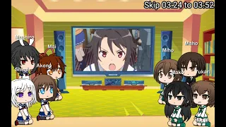 Girl und panzer + High school fleet react to there self (Part1/5)