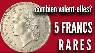 The RARE 5 FRANCS Coins HOW MUCH ARE THEY REALLY WORTH?