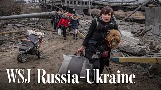 Russia Hits Civilian Route as Ukrainians Protest Occupation | WSJ