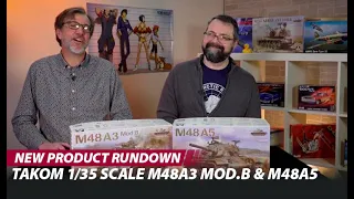 FineScale Modeler unboxes the Takom M48 tanks, Arma Hobby Airacobra, HK B-25J Mitchell, and more!