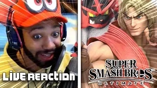 KEN MASTERS & INCINEROAR LIVE REACTION! - SMASH BROS ULTIMATE FINAL DIRECT | runJDrun