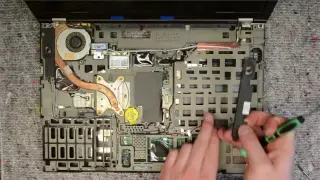 Lenovo T410 laptop disassembly, take apart, teardown tutorial
