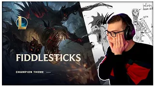 CREEPY BUT NICE? | Fiddlesticks, The Ancient Fear - Champion Theme REACTION (Agent Reacts)