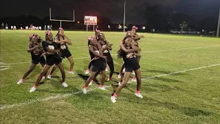 Epic Cheer battle between the G County Sundevils and  Texas City Stingrays at half time