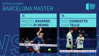 Resumen Final Masculina Di Nenno/Navarro vs Chingotto/Tello Estrella Damm Barcelona Master 2021