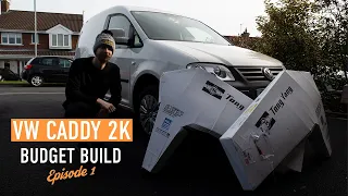 VW Caddy 2K Budget Build - Episode 1 (Wing Replacement)