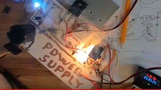 Power supply project - How to light a BBQ using pure electronics :P #Beginners diy projects