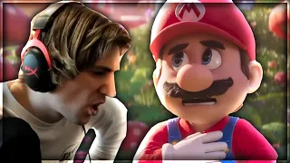 xQc reacts to The Super Mario Bros Movie Trailer (with chat)