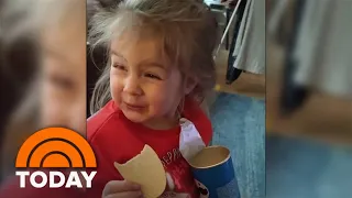 Watch: Young Girl Tries Salt And Vinegar Chips For 1st Time