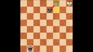 Forced Stalemate Trick • 2 Queen Sacrifice #chess #puzzle #tricks