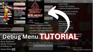 Security Breach Debug Menu Tutorial! LINK IN DESCRIPTION