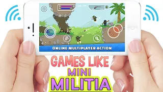 Top 10 Games Like Mini Militia Doodle Army 2 || Games You Can Play With Friends