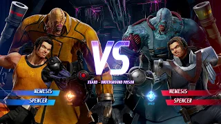 Nemesis and Spencer vs Nemesis and Spencer - MARVEL VS. CAPCOM: INFINITE