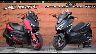 เทียบสเปคทางเทคนิค Honda Forza 350 vs Yamaha XMAX 300