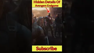 did you notice that in avengers endgame #shorts