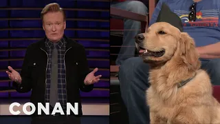 Conan Wants To Be Honored Alongside The Hero Dog Conan | CONAN on TBS