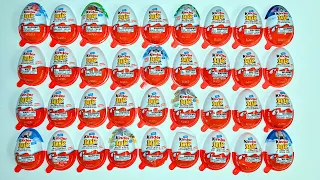 36 Kinder Joy Treat Toy Opening - No Talking