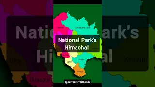 himachal Pradesh National park's #map #fact #gkinhindi