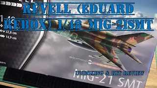 Revell (Eduard Rebox) 1/48 MiG-21SMT Unboxing & Kit Review