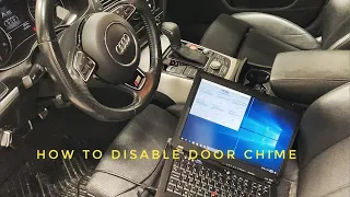 How to Disable Open Door Chime in VCDS on Audi A6 C7
