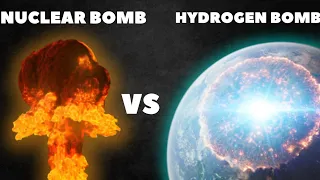 Nuclear bomb vs  hydrogen bomb || The strongest bomb destroy the earth || E=mc² and Hydrogen bomb ||