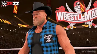 Can COWBOY Brock Lesnar WIN the Royal Rumble from the #1 spot? | WWE 2K22 | 4K