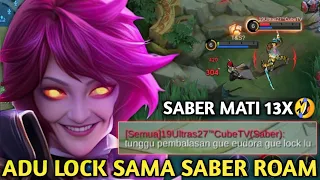 EUDORA ADU LOCK DENGAN SABER ROAM! MATI LEBIH SELUSIN! MOBILE LEGENDS