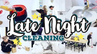 🌙NIGHT TIME CLEAN WITH ME | AFTER DARK SPEED CLEANING | RELAXING CLEANING MOTIVATION 2021