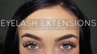 Eyelash Extensions | My Experience + FAQ | Stephanie Ledda