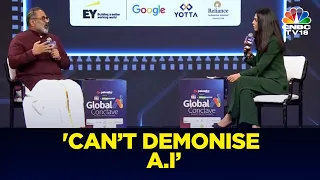 India sees A.I As Empowering Tech: MoS Rajeev Chandrasekhar | Global AI Conclave | N18V | CNBC TV18