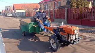 Kubota K7 ÉS Terra kistraktor Fahordás