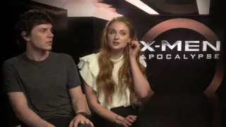 Sophie Turner & Evan Peters XMen Apocalypse Interview