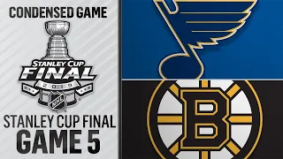 06/06/19 Cup Final, Gm5: Blues @ Bruins