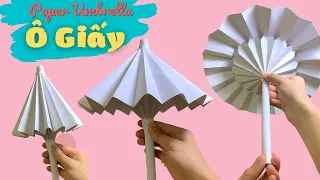How to make a paper Umbrella that open and close | U Me Giay