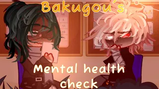 Bakugou's Mental Health Check // Bk Angst // Dadzawa // After War Arcs. // My Au