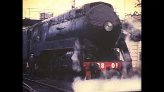 3801, in original black, on celebrated "last run" in 1962.