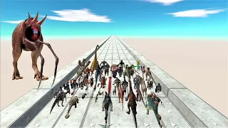 Last Survivor. Touched out, Flat long straight course! | Animal Revolt Battle Simulator