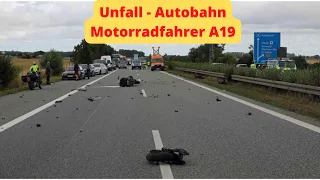 Autobahn Unfall: A19