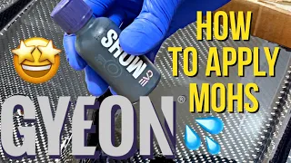 How to EASILY apply Gyeon's Mohs Evo ceramic coating - BEST Alcohol dilution for PREP & APPLICATION!